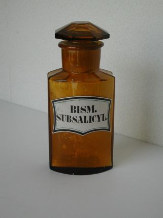 1994 1.44 Objet Flacon de Salicylate de Bismuth
