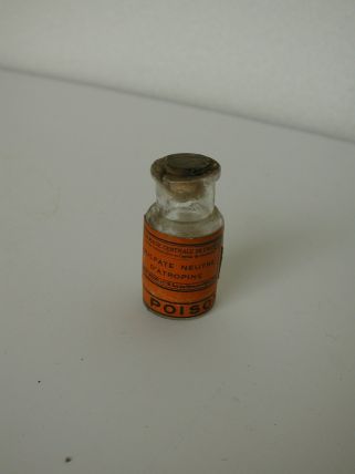 2005 3.8 Objet Flacon de sulfate neutre d'atropine
